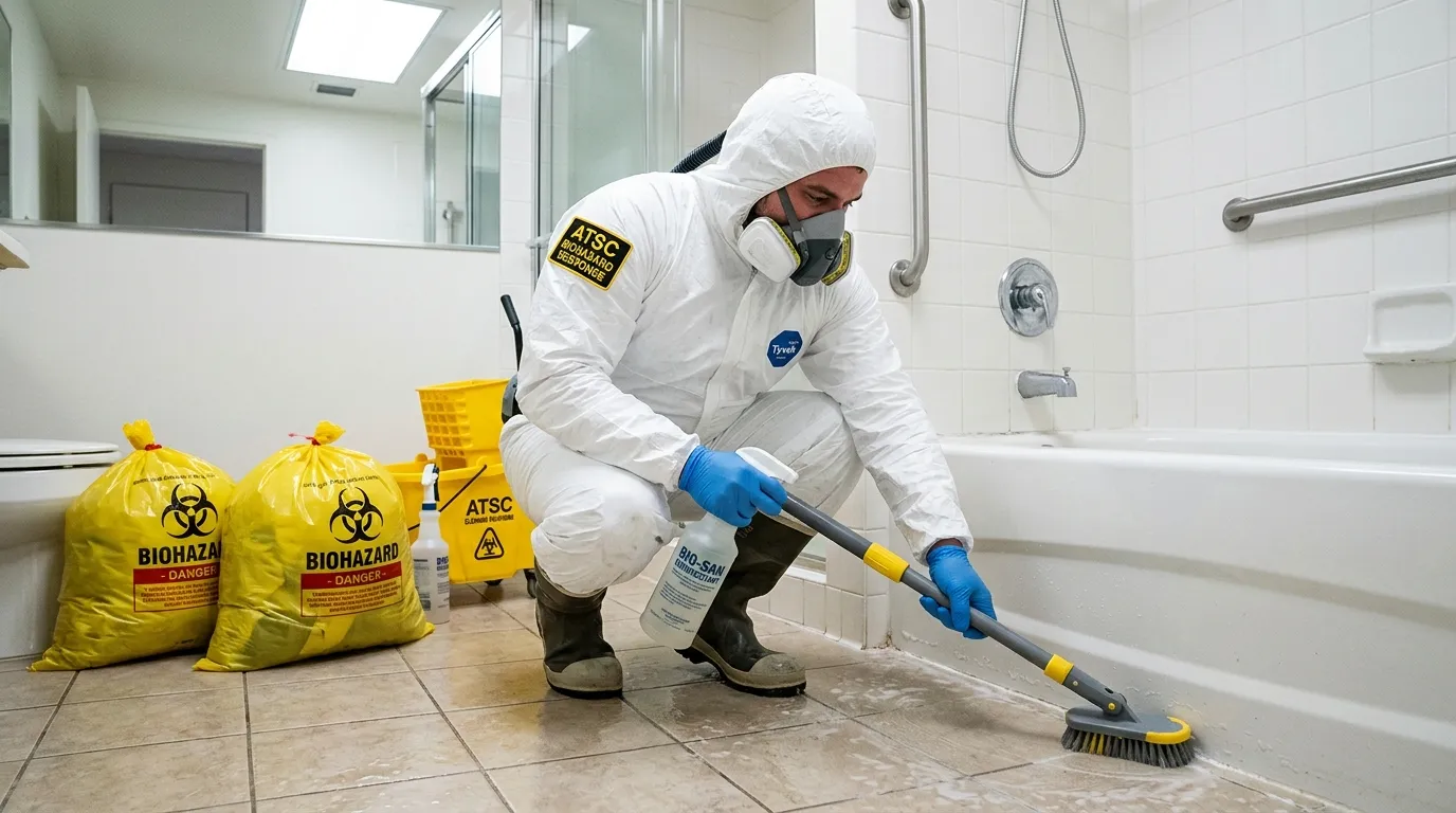 Decontamination equipment deployed for Blood Cleanup in Westland